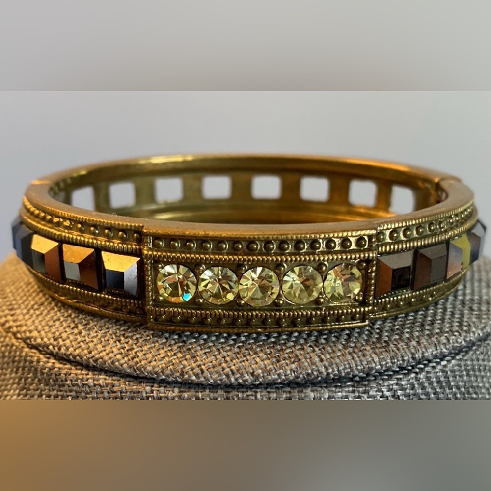 Heidi Daus Crystal Hinged Bracelet